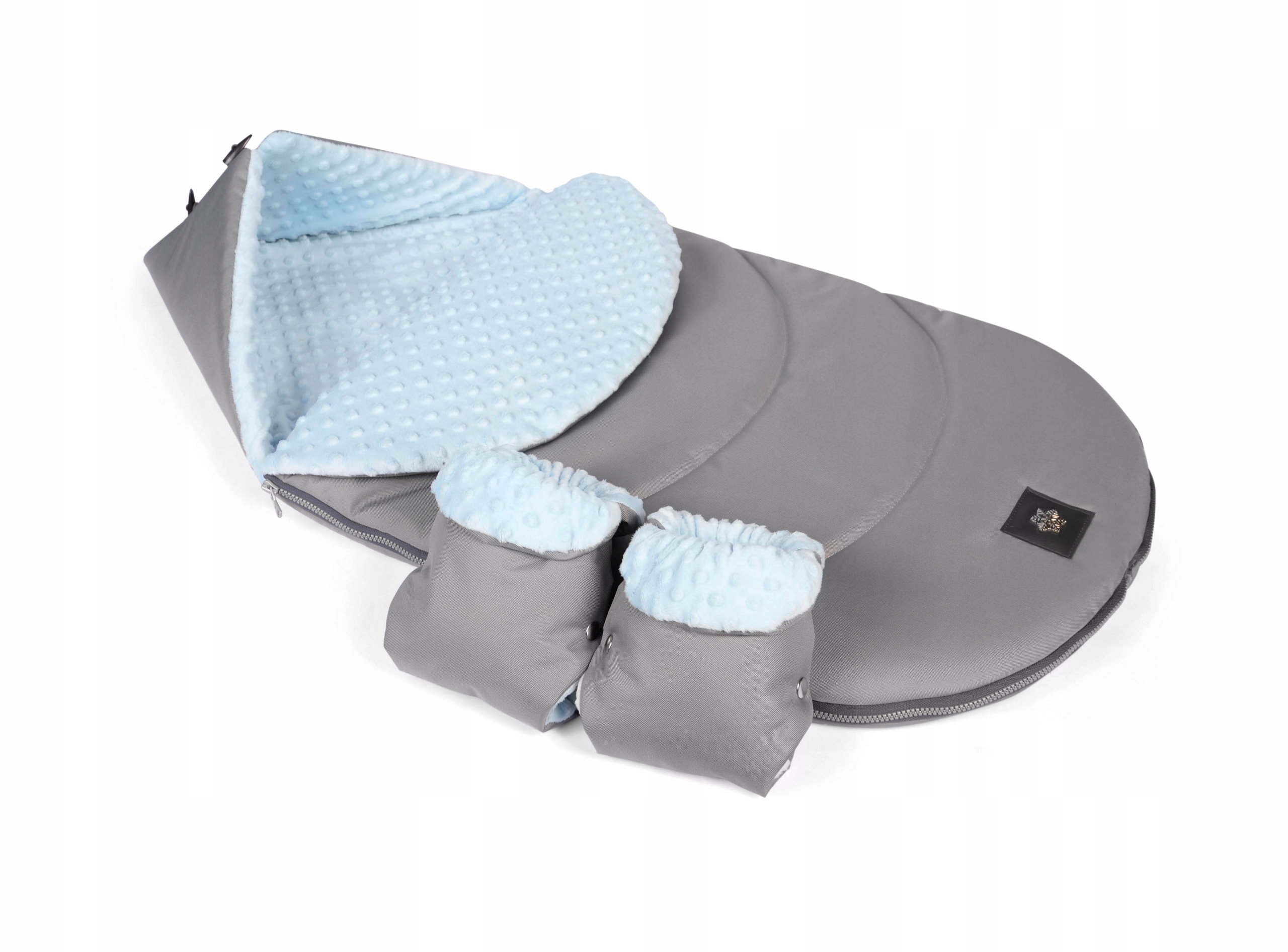 ŚPIWÓR ŚPIWOREK DO WÓZKA + MUFKA RĘKAWICZKI Szerokość produktu 50 cm