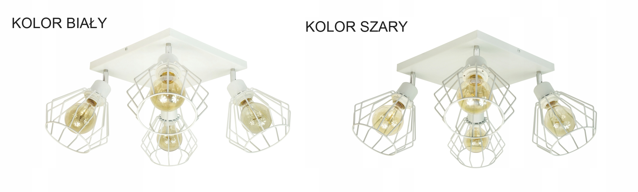 LAMPA SUFITOWA CZARNA BRYLANT DIAMENT WISZĄCA ŻYRANDOL LOFT EDISON LED E27 Zasilanie sieciowe