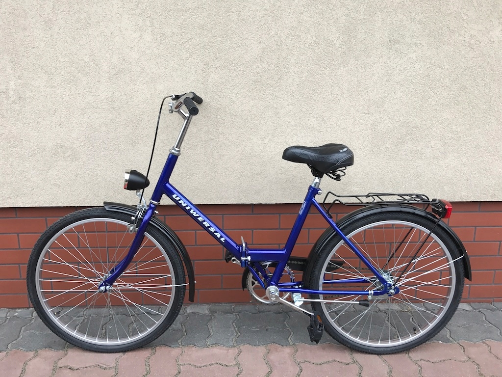 Rower Miejski Uniwersal 24' Składak Składany Męski Damski Jubilat Wigry Rozmiar koła (