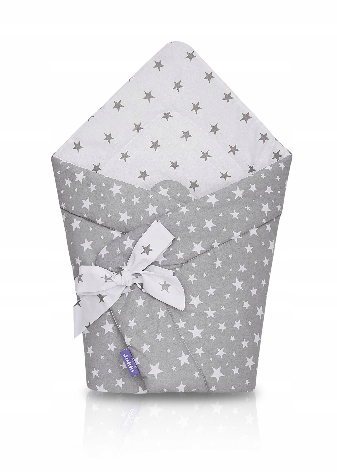 

Jukki duży niemowlęcy rożek 80x80 becik otulacz