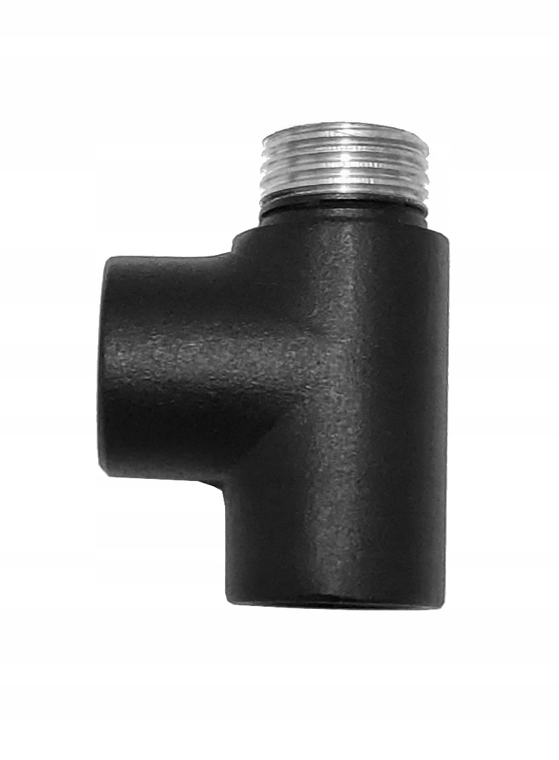Trójnik do grzałki czarny 1/2''