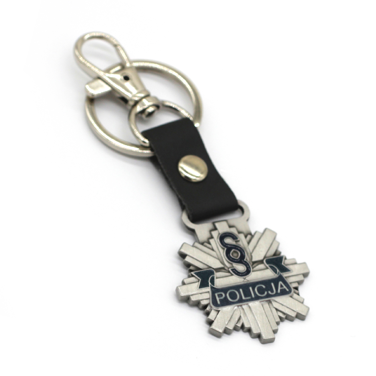 БРЕЛОК УГОЛОВНАЯ ПОЛИЦИЯ. Карабином, колесо