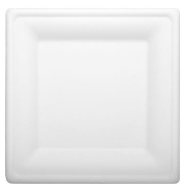 

Talerze z trzciny cukrowej Prostokątne 20x20cm 50x