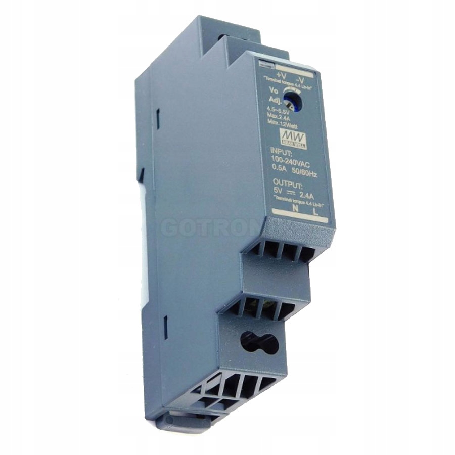 

Zasilacz impulsowy na szynę Din HDR-15-12 12V 15W