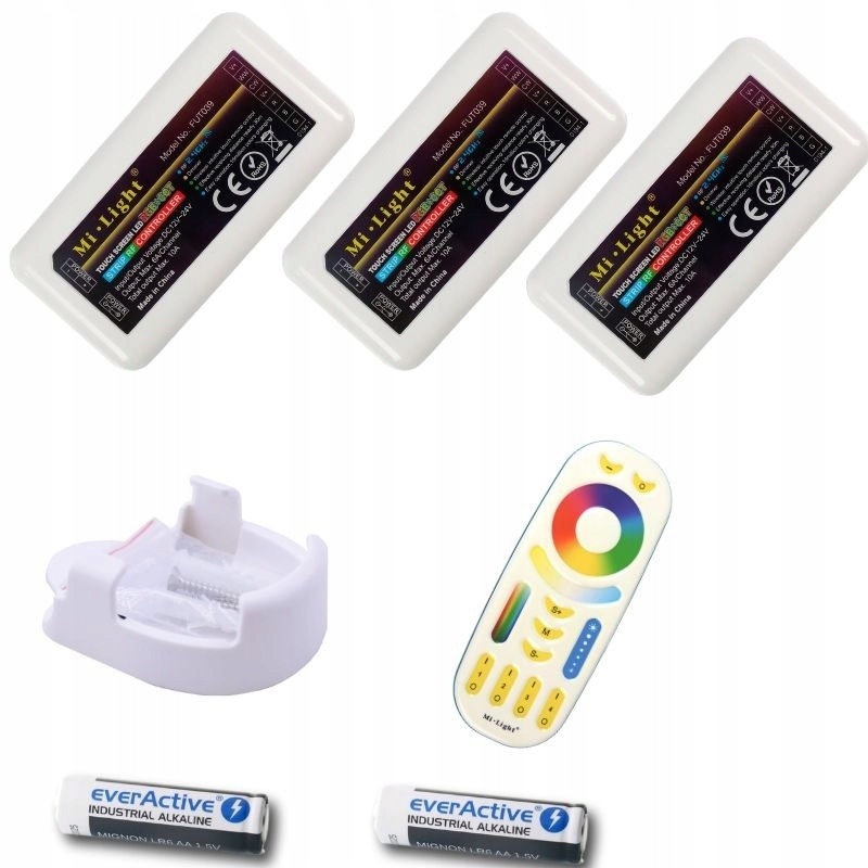 

Sterowanie Led Mi-light Rgb+cct 3x sterownik+pilot