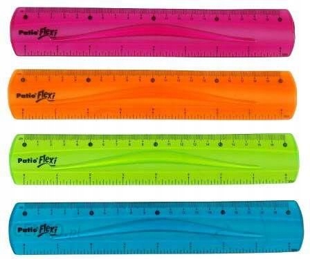 Linijka elastyczna PATIO FLEXI 20 cm RÓŻOWA