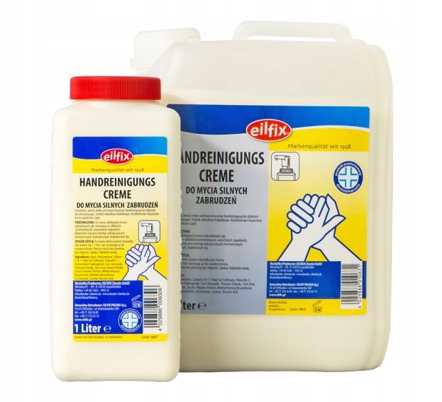 PASTA ŻEL BHP DO MYCIA RĄK 250 ml EILFIX CYTRYNA