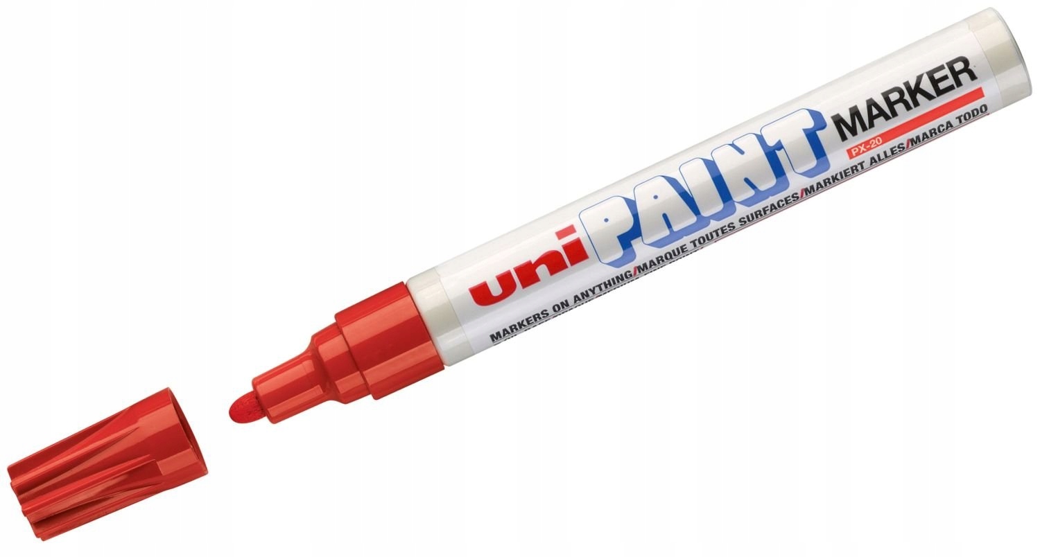 

Uni marker olejowy Paint permanentny PX-20 czerwo