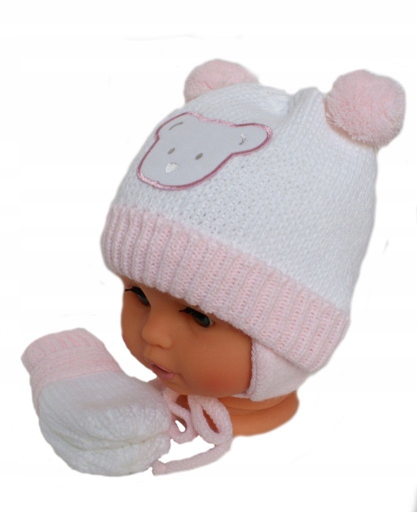 KPL. CZAPKA+SZALIK+RĘK. WIĄZANY PODSZYCIE BAWEŁNA Liczba produktów w zestawie 3 szt.