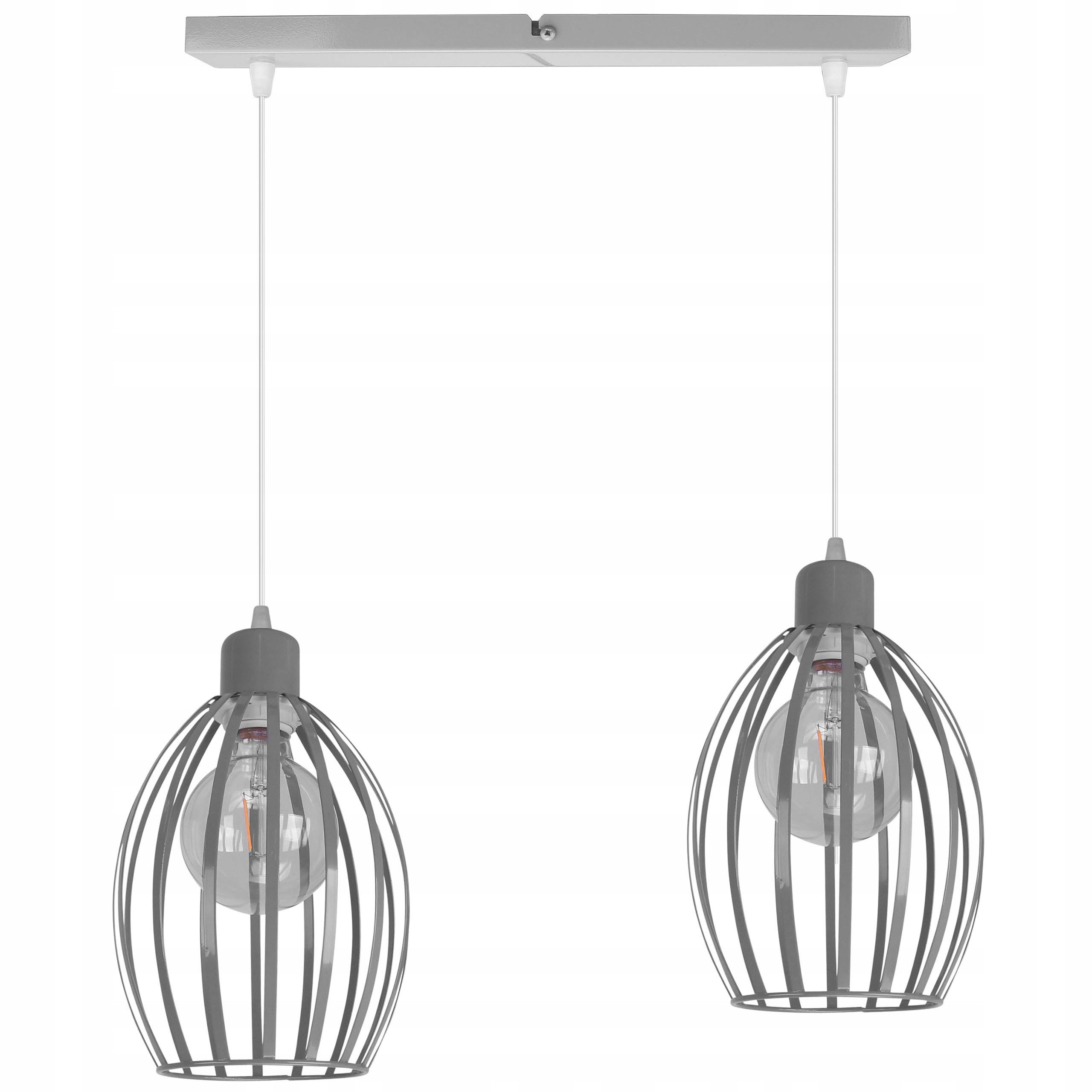 

Lampa Wisząca Sufitowa Loft Zwis Metalowa E27 Led