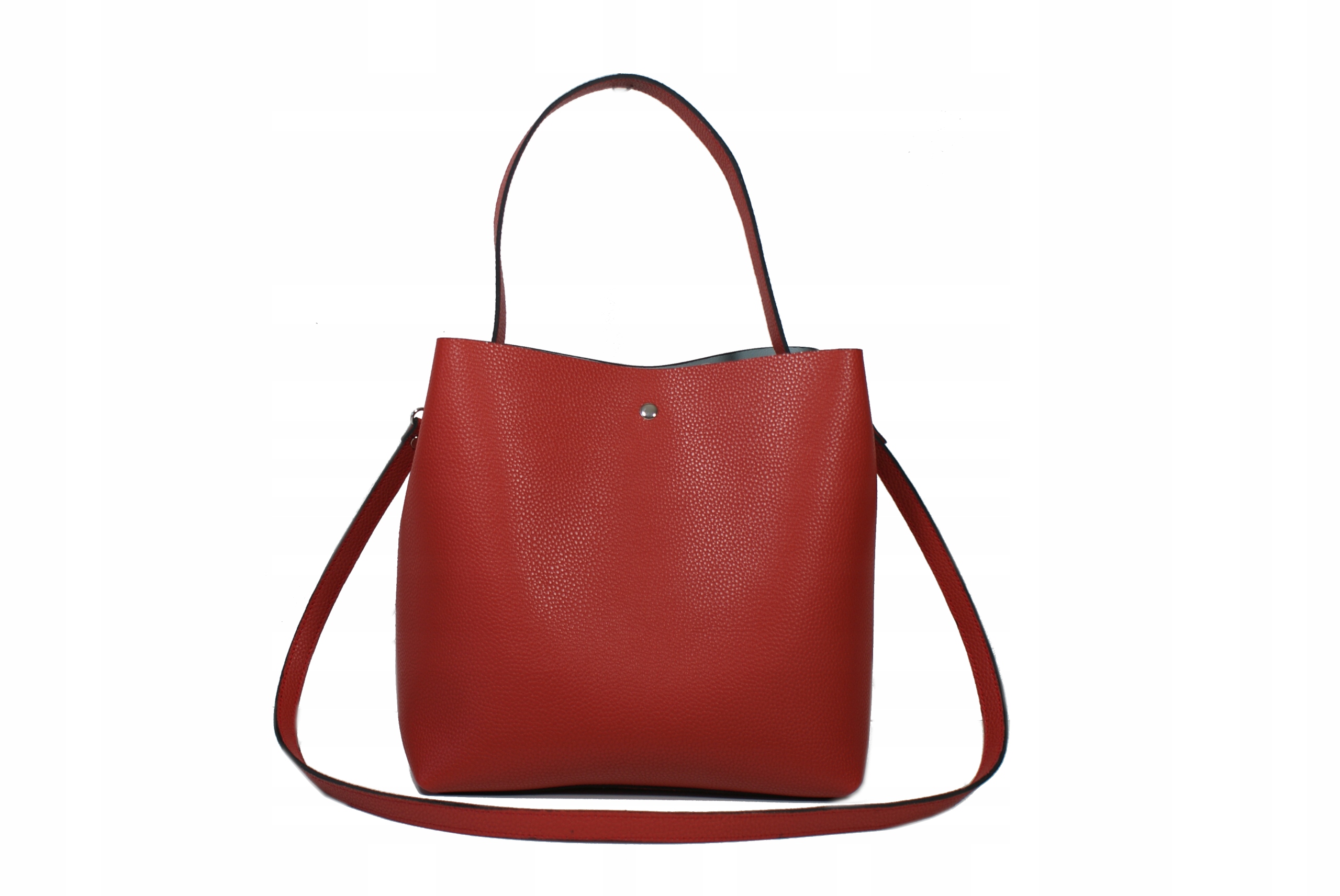 

Skórzana Torebka Duża Modna Włoska Skóra Shopper O