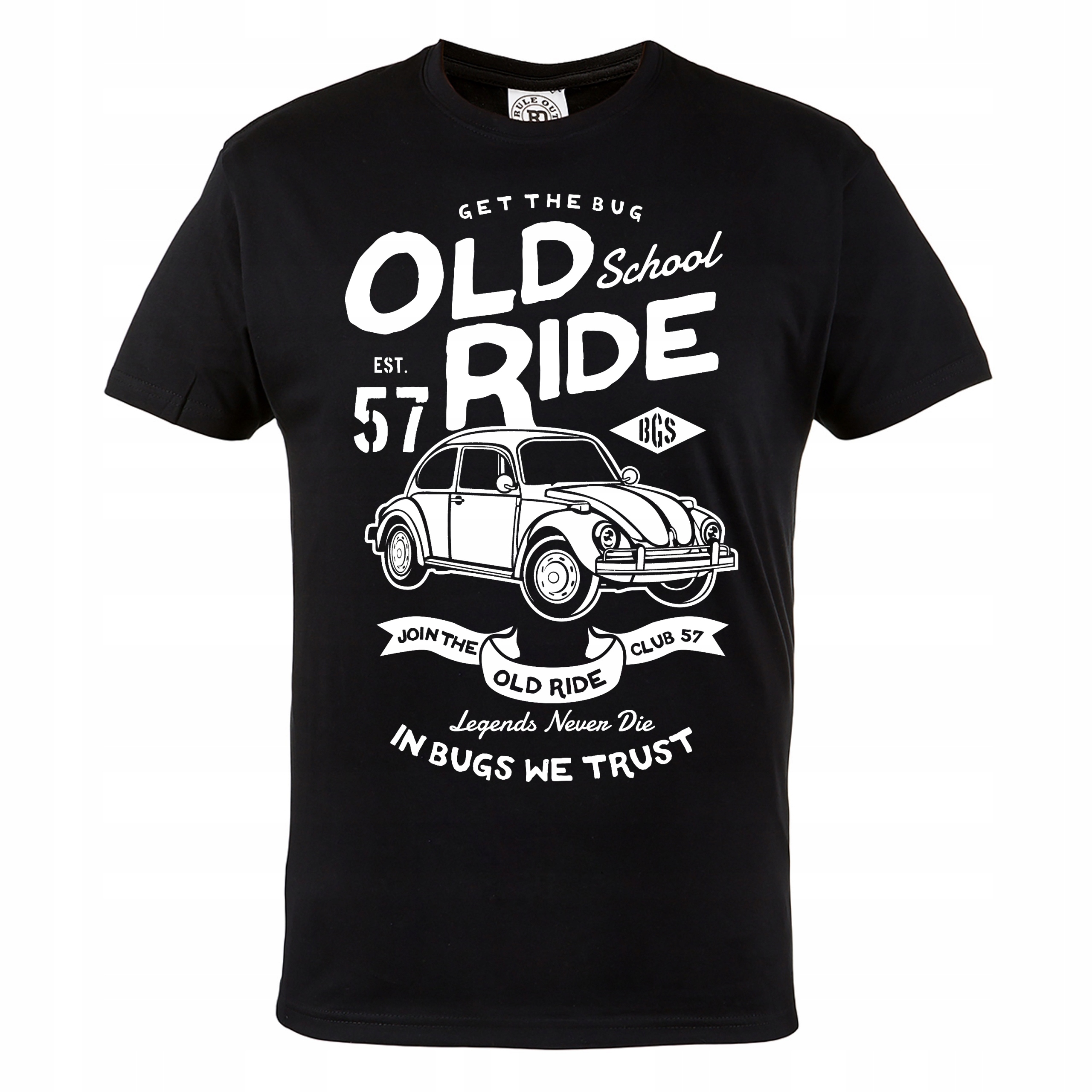 

Koszulka Motoryzacyjna Old School Ride MOTO150