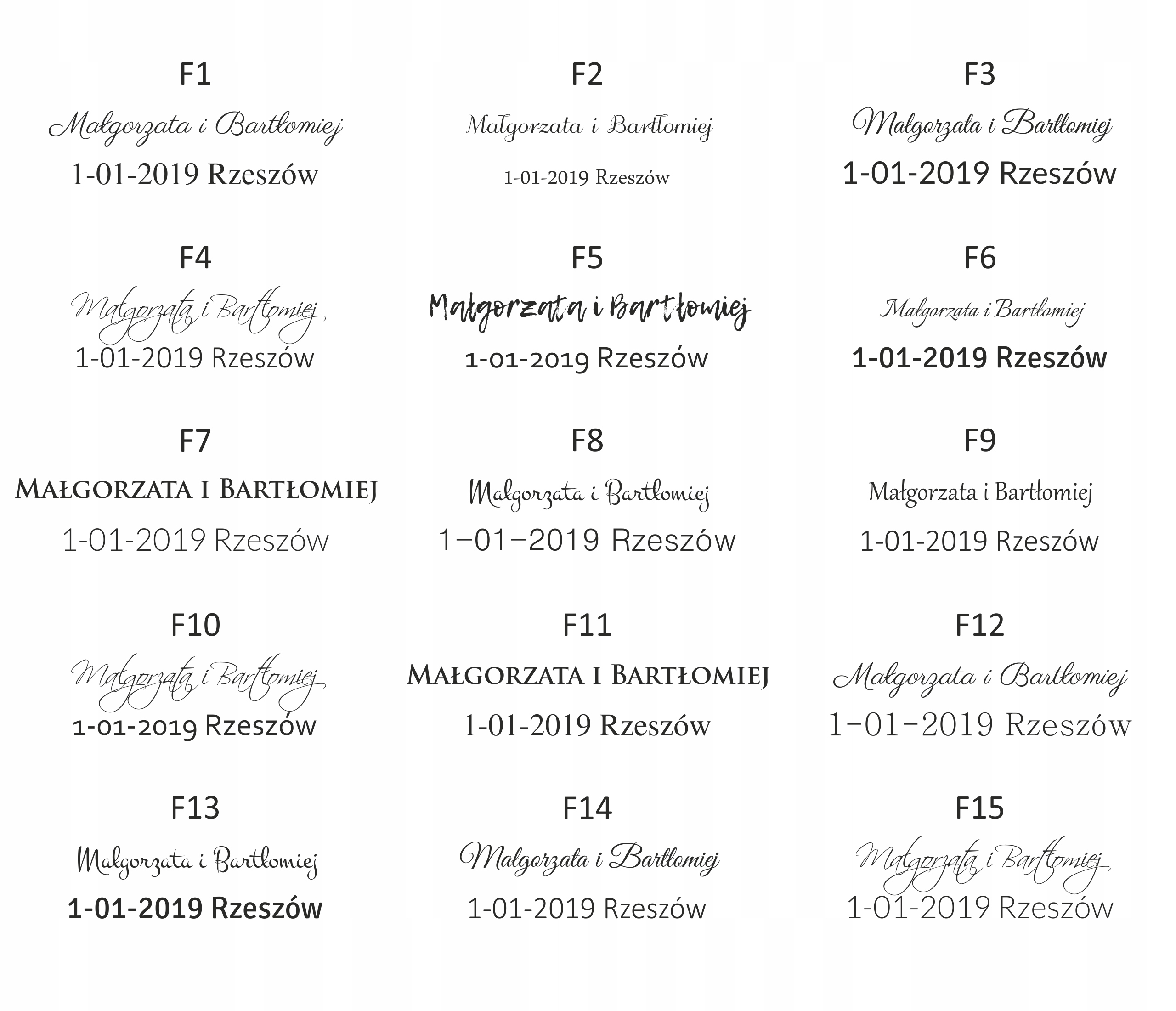 MENU WESELNE PERSONALIZACJA rustykalne lawenda Szerokość produktu 210 cm