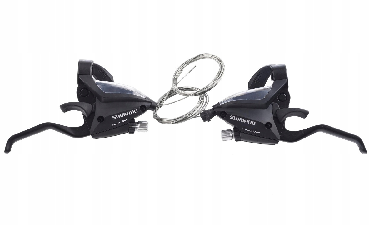 

Shimano klamkomanetki EF500 3x7 P+t komplet +linki