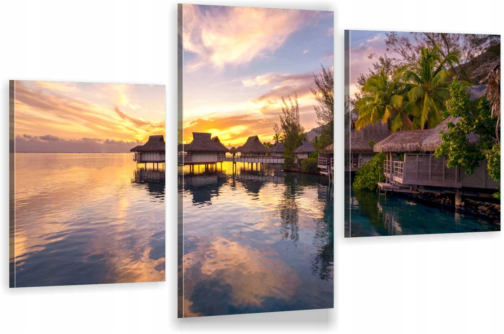 

Tryptyki Obraz Na Ścianę Malediwy Panorama 800 Wz