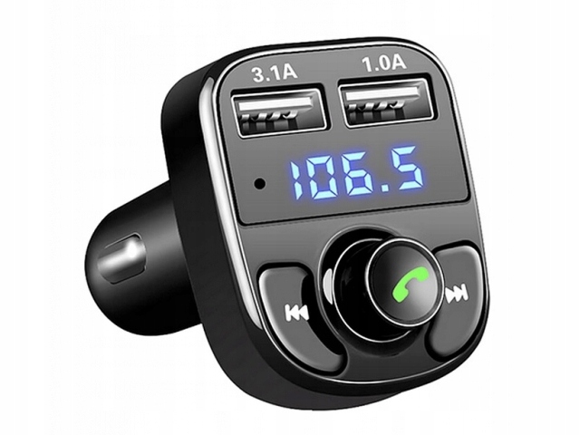 TRANSMITER FM MP3 BLUETOOTH ZESTAW GŁOŚNOMÓWĄCY