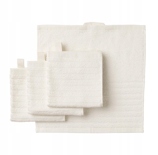 

Ikea ręcznik do rąk Vagsjon 30x30 biały mały 4