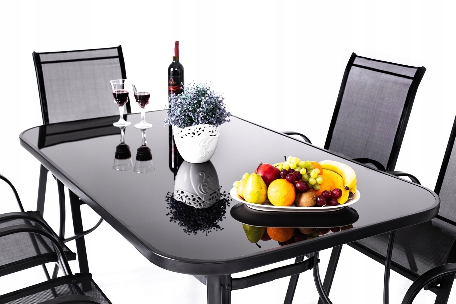 MEBLE OGRODOWE ZESTAW STÓŁ 6+1 NA TARAS BALKON Producent MAT-COMPANY