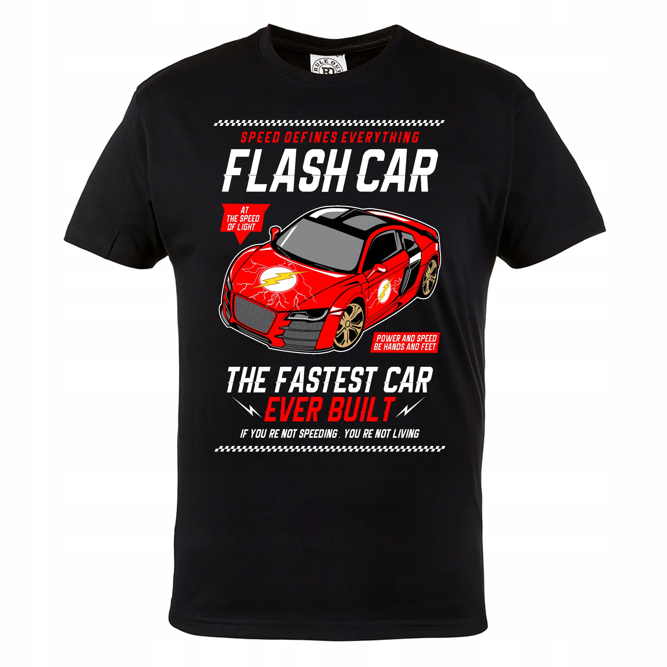 

Koszulka Motoryzacyjna Flash Car MOTO158
