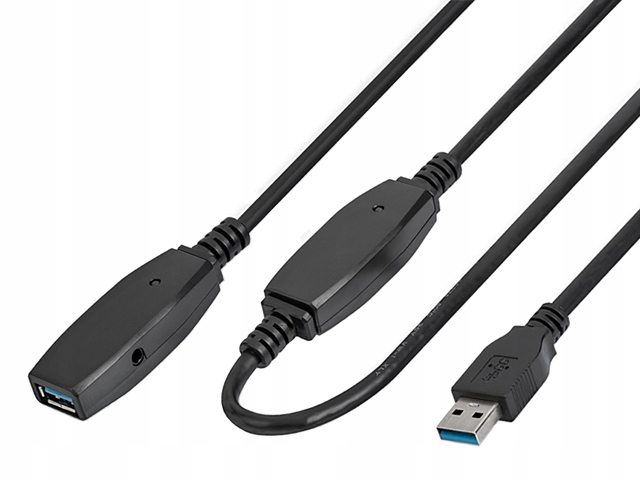 Prepojovací Kábel Aktívny Predlžovací Kábel Usb 3.0 Usb Repeater 15 M