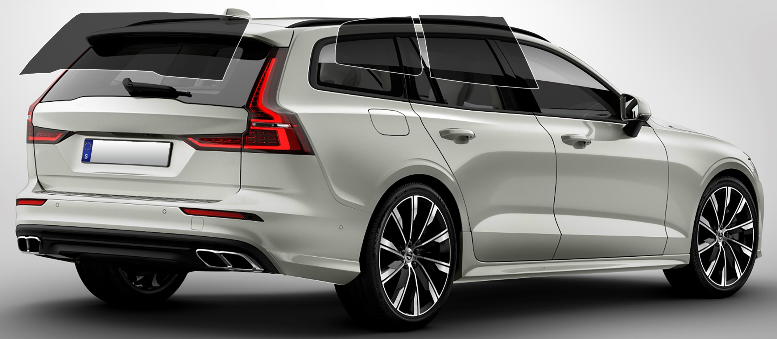 3M BS 95 FOLIA DO SZYB DO KOMBI VOLVO V70 II Tint degree 9595