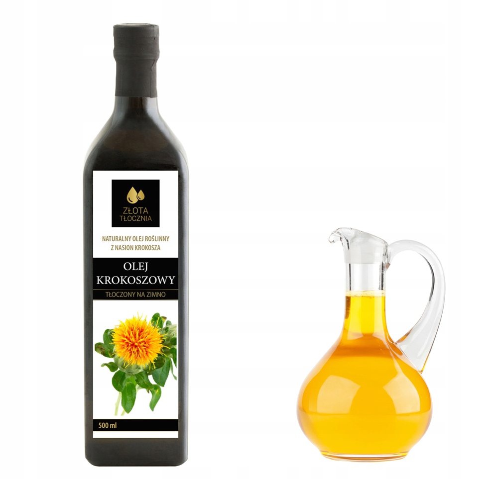 

Olej z krokosza barwierskiego 500ml zimnotłoczony