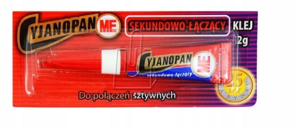 

Klej Cyjanopan Me Do Połączeń Sztywnych 2g