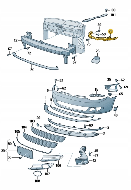 ŚLIZG PROWADNICA UCHWYT REFLEKTORA VW Golf VI praw Strona zabudowy przód
