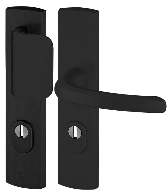 Kľučka-držiak Jupiter Prem. Flex Axa čierna 72 mm