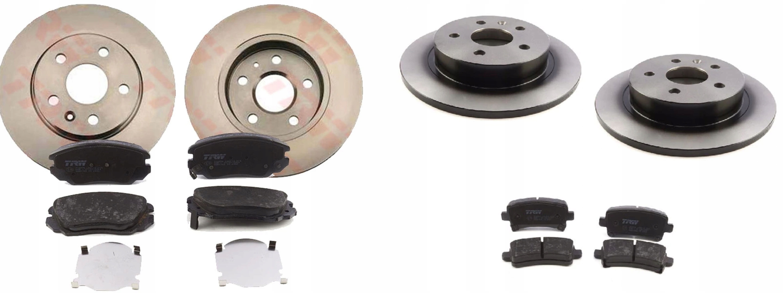 ДИСКИ КОЛОДКИ TRW ПЕРЕДНЯ ЗАДНЯ OPEL INSIGNIA 16'