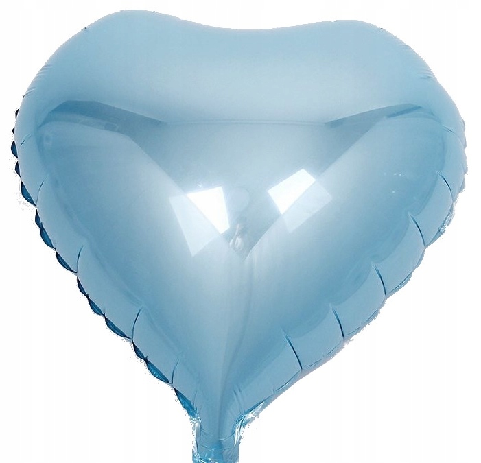 

Błękitne serduszko Balon foliowy serce roczek S17
