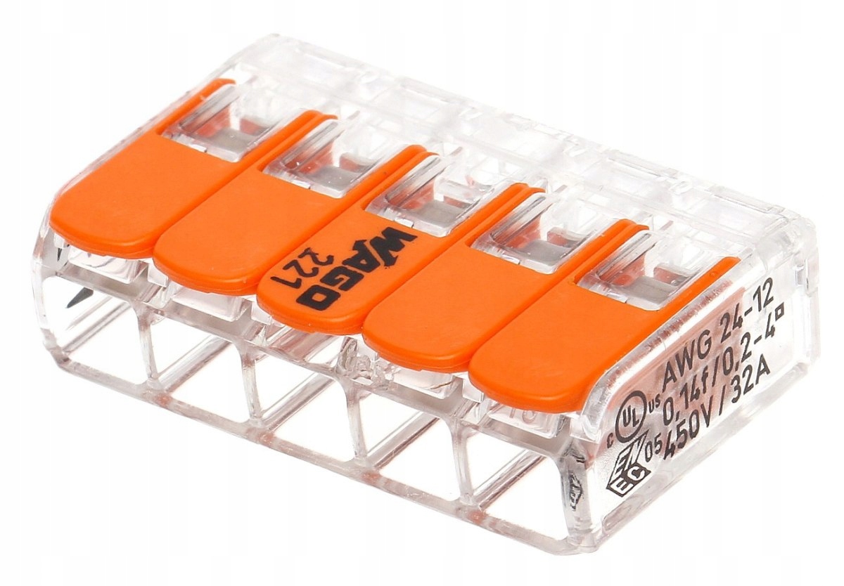 

Złączka Wago 5x0,2-4mm2 compact