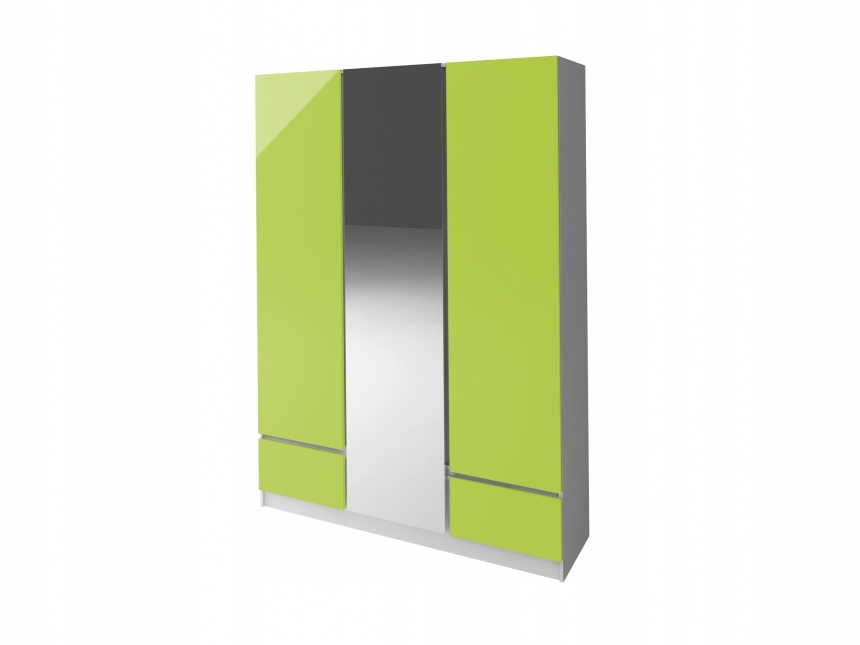 Szafa Zoe 135 biały Głębokość mebla 53 cm