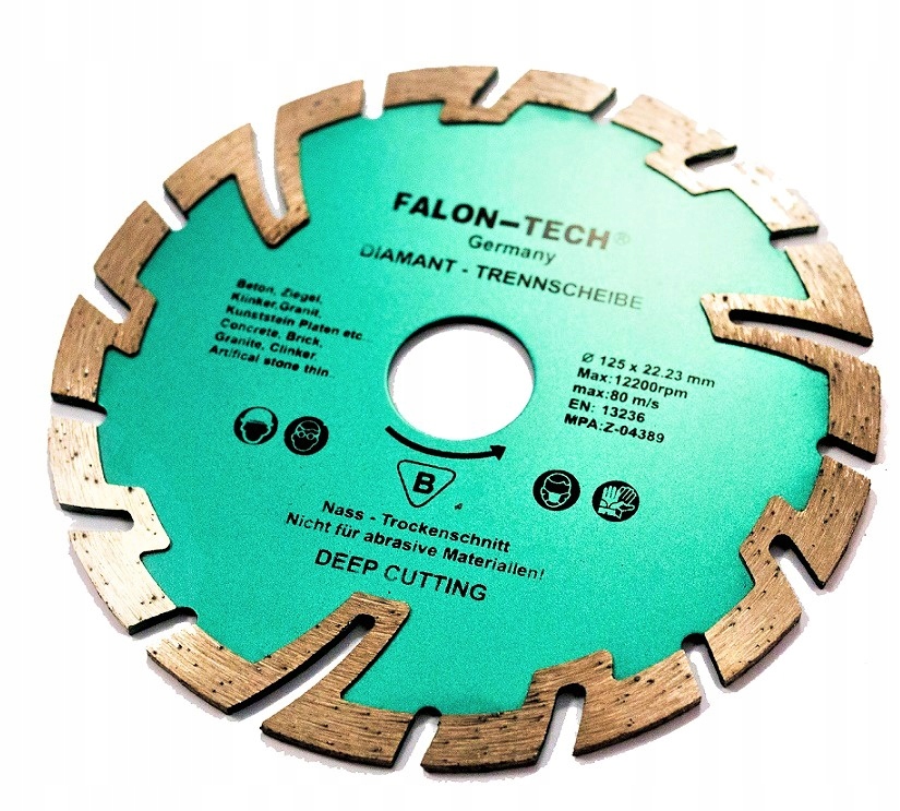 TARCZA DIAMENTOWA FALON -TECH 125 MM BETONU KOSTKI
