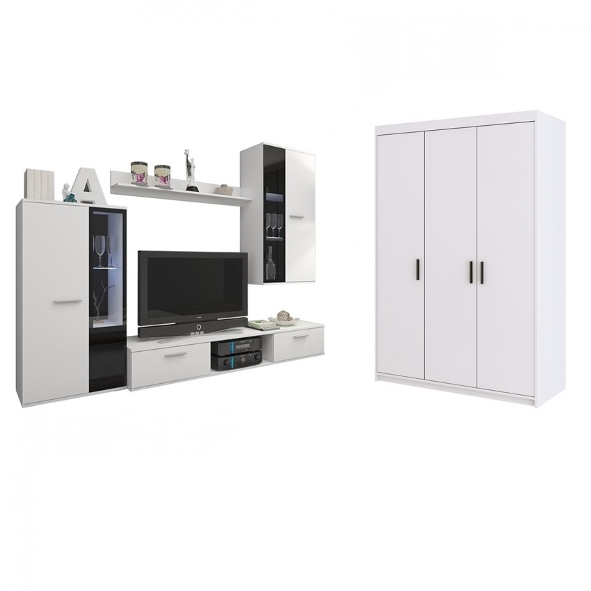 СТЕНКА с ШКАФ КОМПЛЕКТ ОСКАР мебель для гостиной