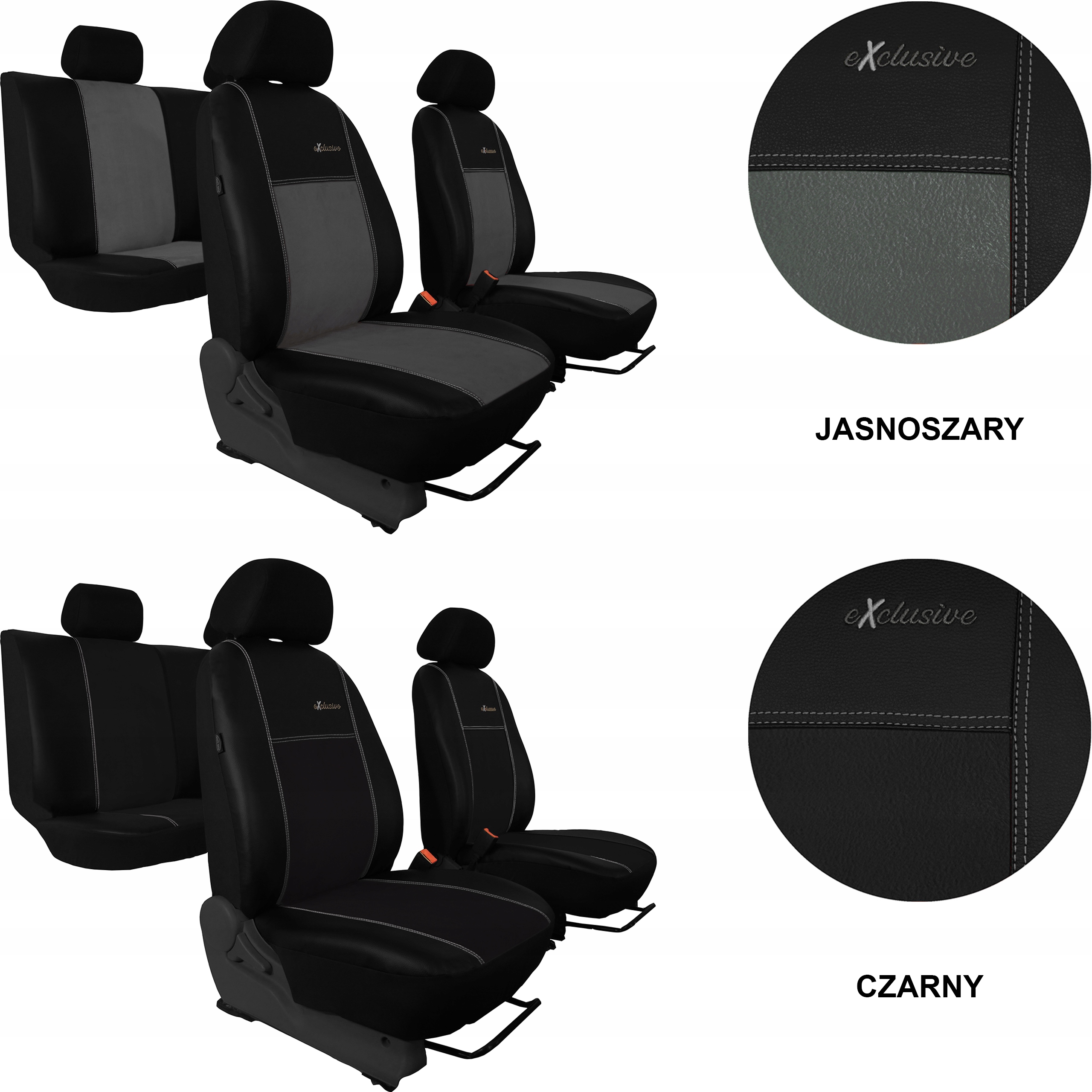 POKROWCE MIAROWE ALICANTE do HYUNDAI I40 KOMBI Model Exclusive Alicante