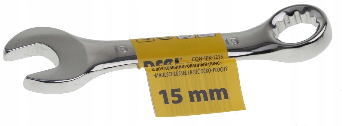 

Klucz Płasko-oczkowy 15 mm Krótki Klucze Krótkie