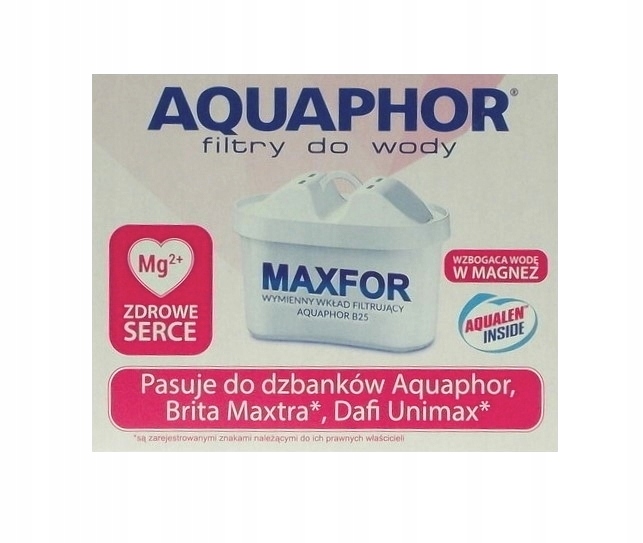 

Filtrujący Wkład Do Wody Aquaphor B25 Maxfor Mg2+