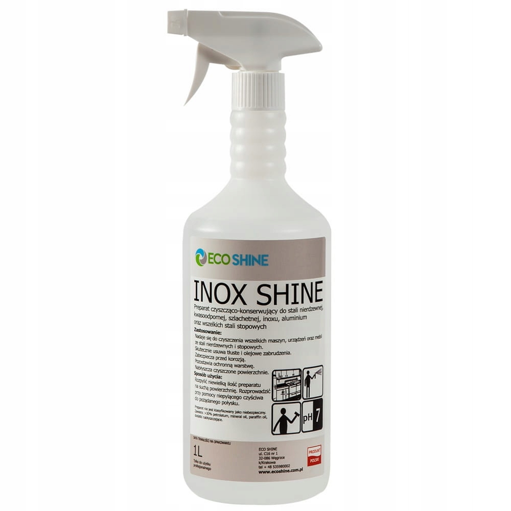 

Ecoshine Inox Shine 1 L Stal nierdzewna pielegn.