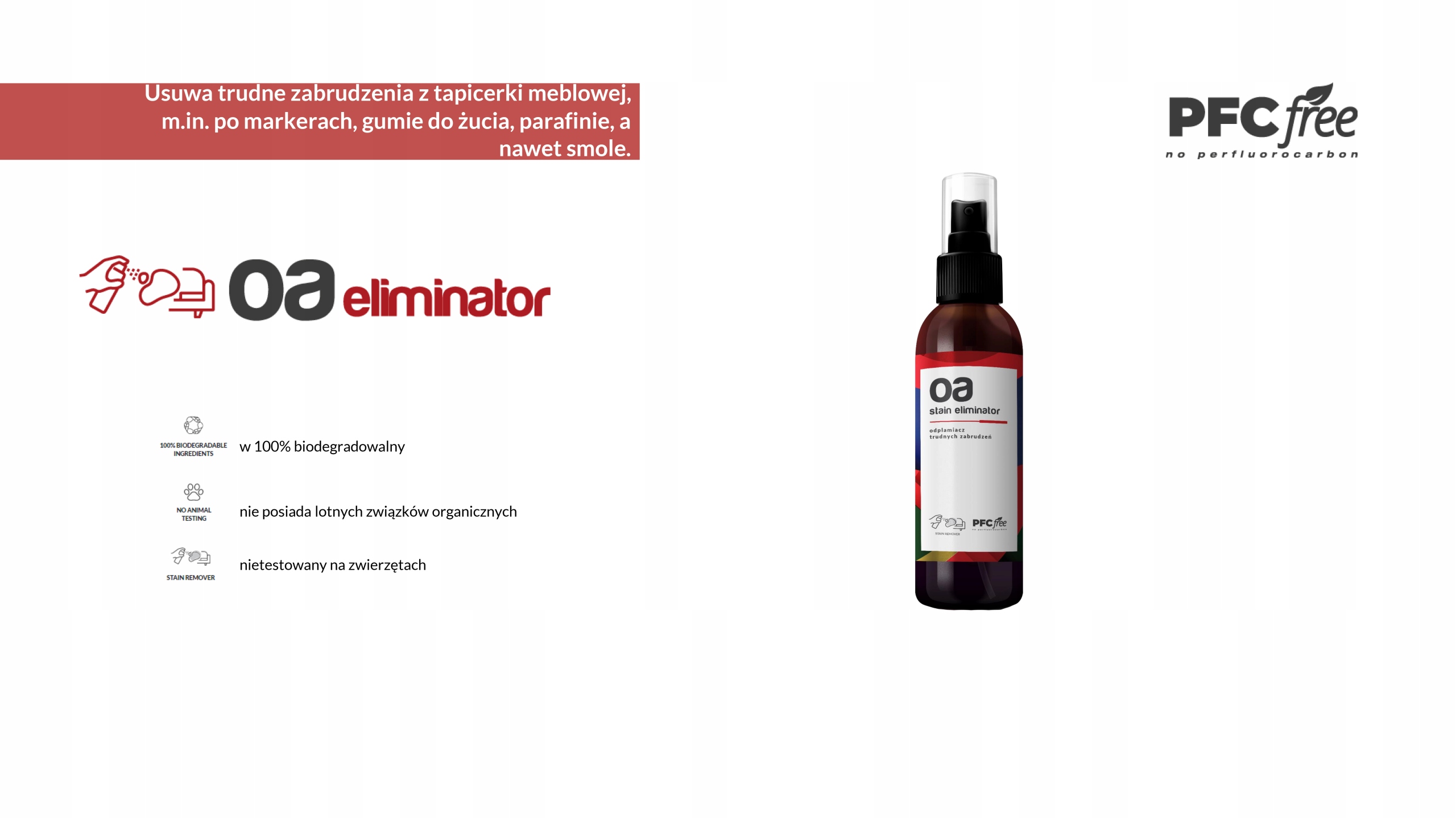 OA stain eliminator-для жестких загрязнений форма жидкость