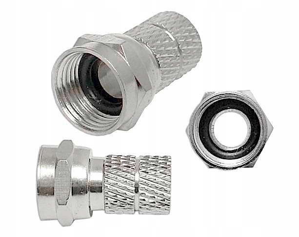

Wtyk Sat. Złącze Typu F 6,8 mm z Uszczelką Ring