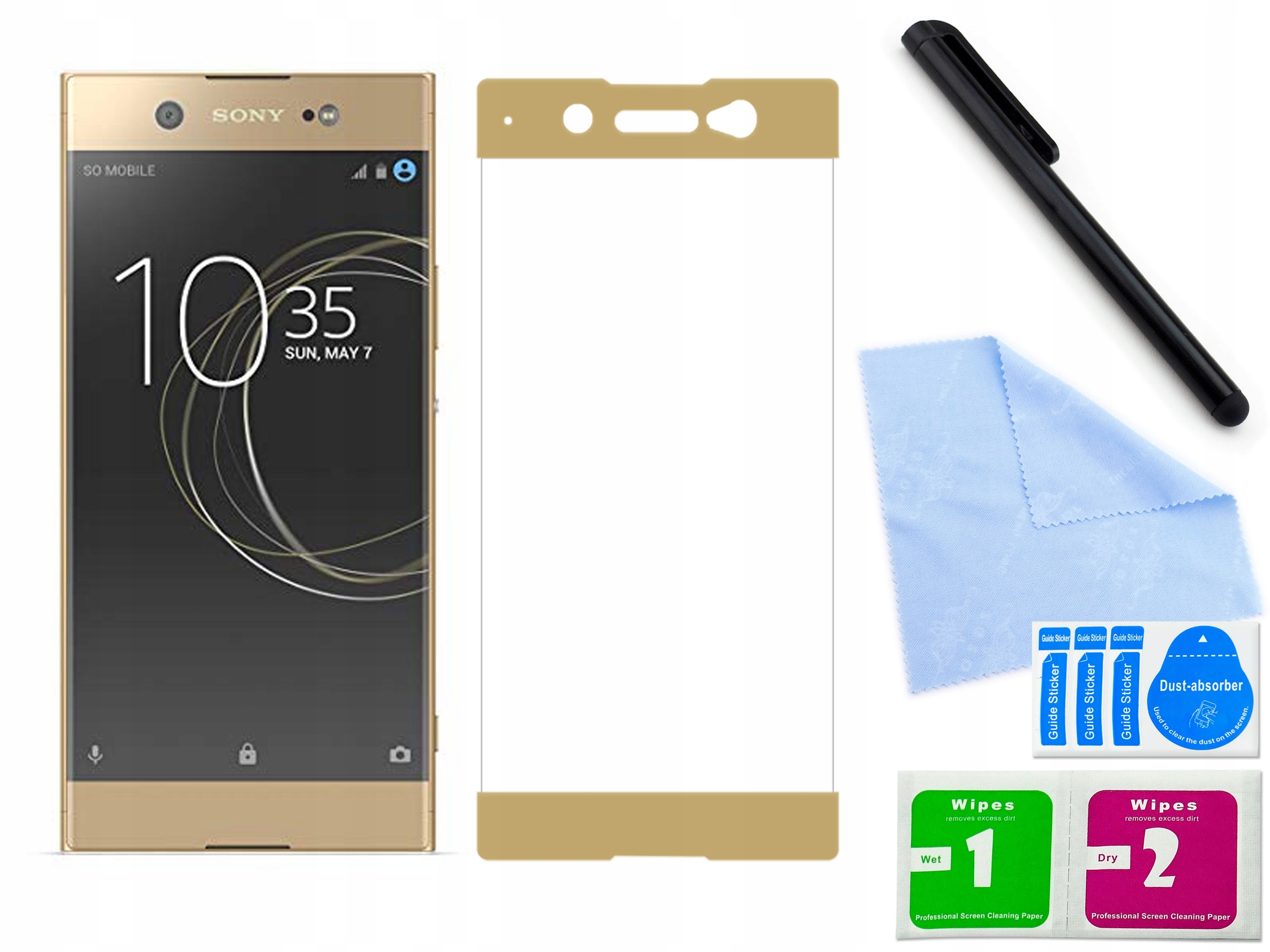 

Szkło 3D,9H, do Sony Xperia XA1 Ultra Złote