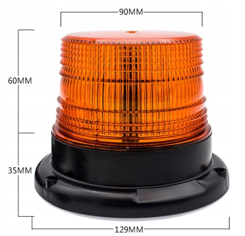 LAMPA LED 12V/24V BŁYSKOWA KOGUT POMOC LAWETA UFO Napięcie (old) 12 V