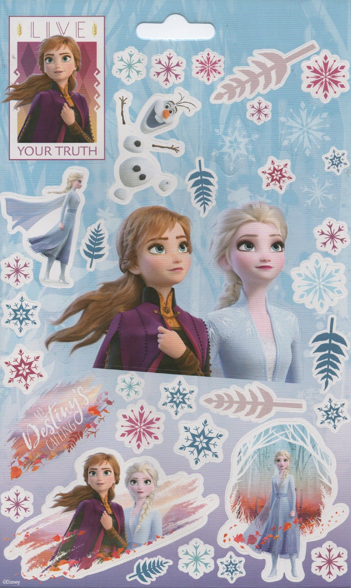 Naklejki Nalepki Frozen 2 Elsa Ana 700 Kraina Lodu Kod producenta FNSTR2
