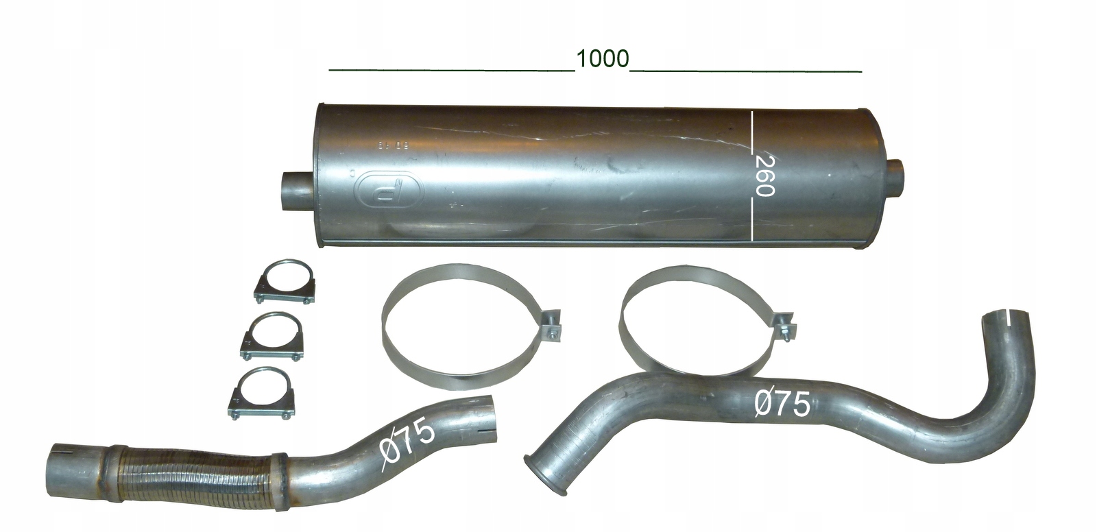 69.49 69.40 - MERCEDES VARIO 512 612 614 814 ГЛУШНИК ТРУБИ