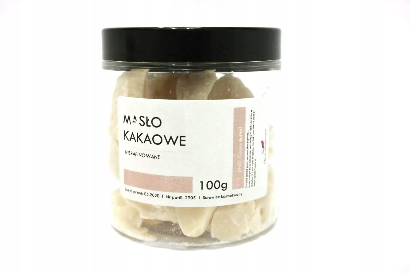 

Masło Kakaowe 100g nierafinowane, surowe Nowość!