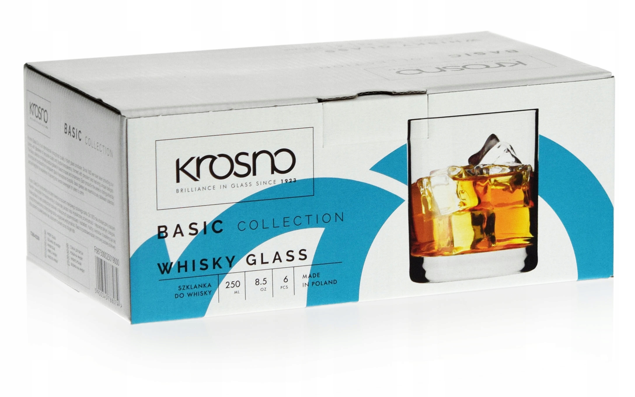 

Szklanki do whisky drinków Krosno Basic 250ml 6szt