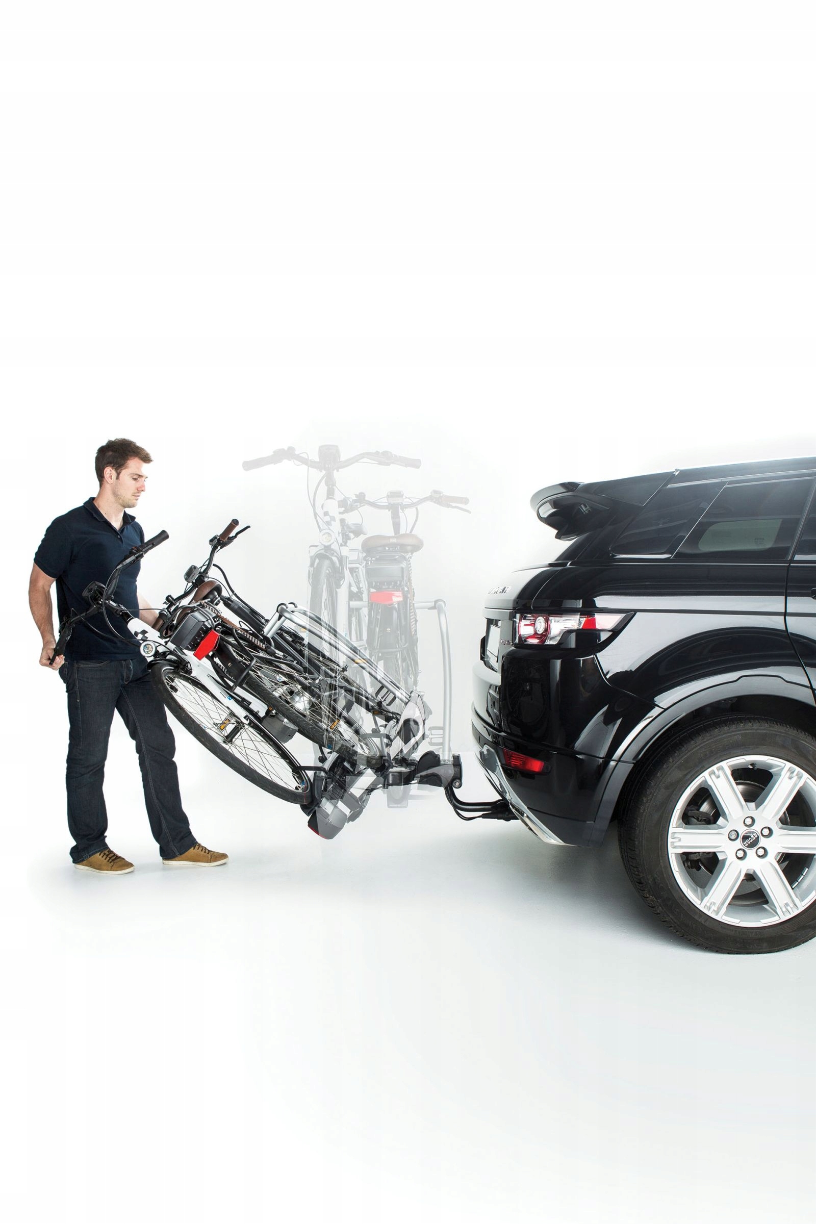 Bagaznik Rowerowy 4 rowery NA HAK JustClick Yakima Bike maximum weight 30 kg