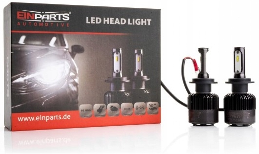 

Żarówki H7 Led Canbus 12/24V 10000 lm Einparts