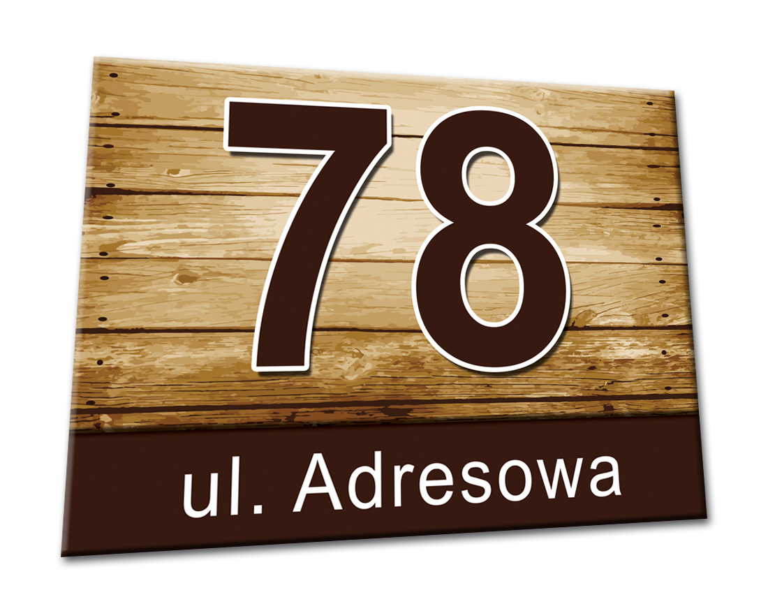

Tabliczka Z Adresem adres dom numer domu tablica